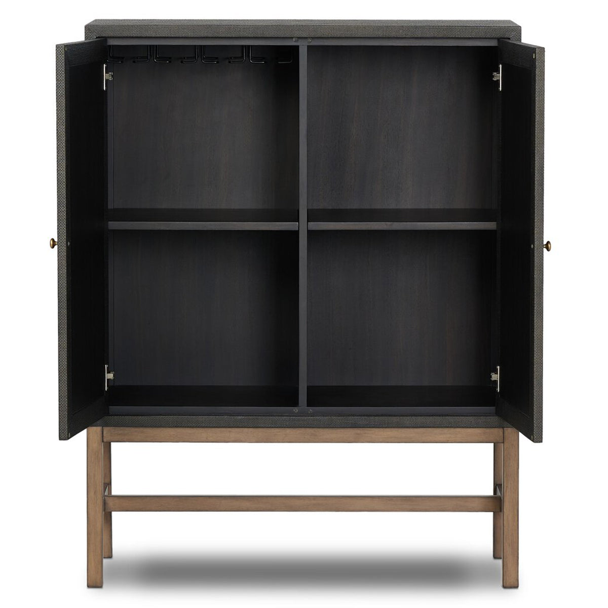 Four Hands Fiona Black Bar Cabinet