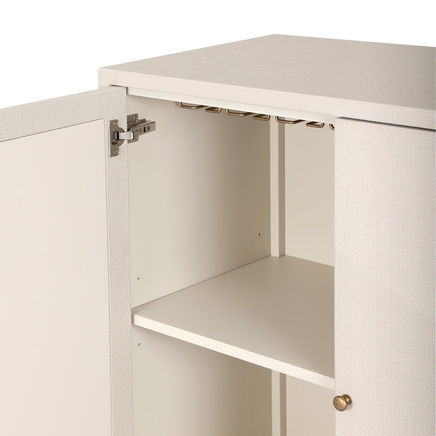 Four Hands Fiona Ivory Bar Cabinet - Final Sale