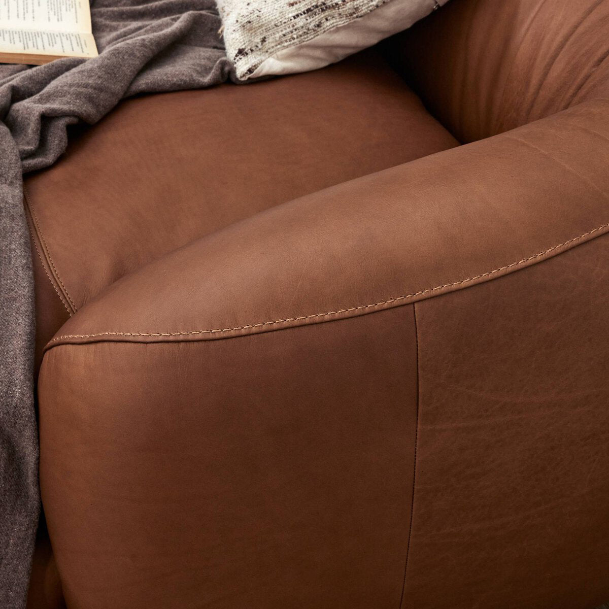 Four Hands Saldana 4 Piece Double Chaise Sectional Sofa - Final Sale