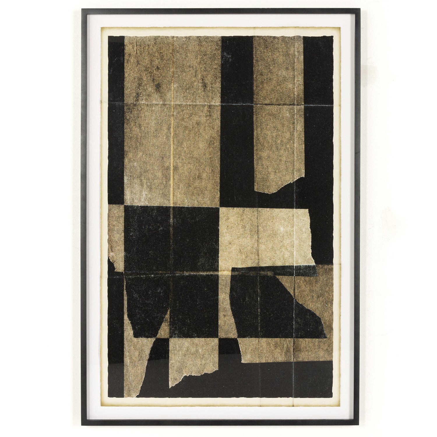 Four Hands Obsidian Framed Art Set