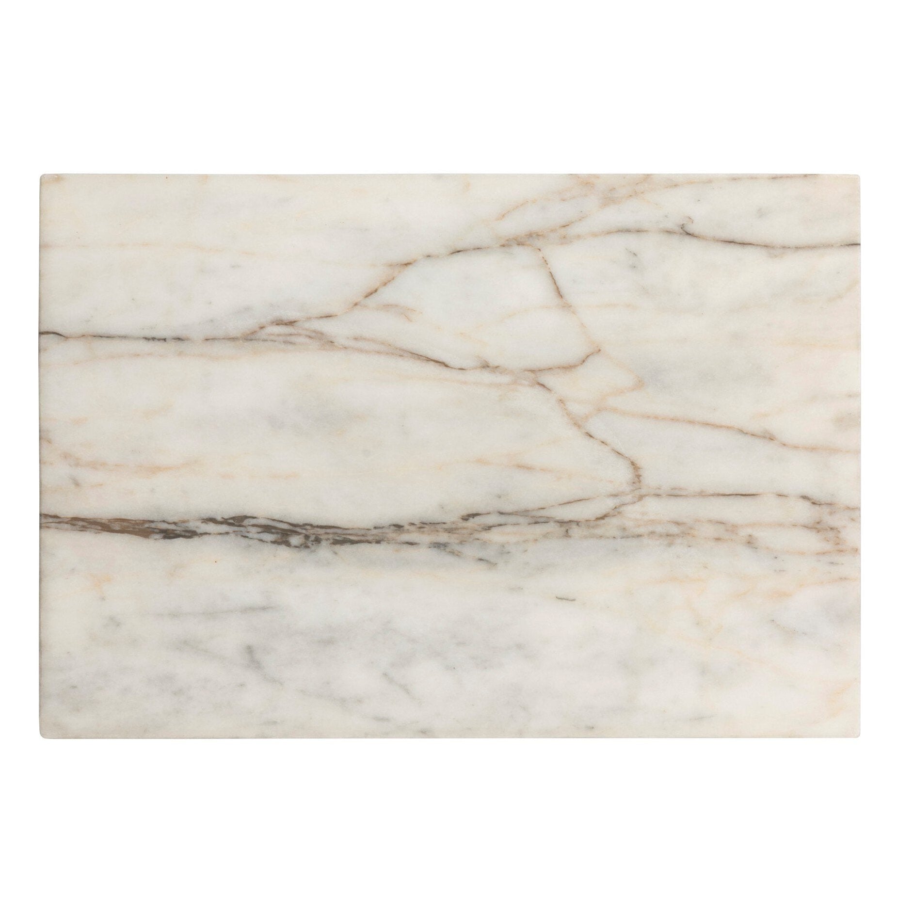 Four Hands Eisen Striated Marble Nightstand top view