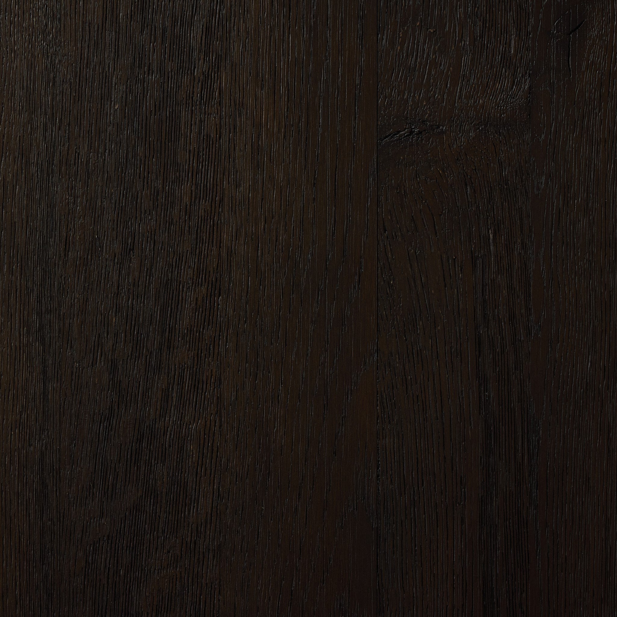 Four Hands Pika Smoked Black Oak Armoire detail view