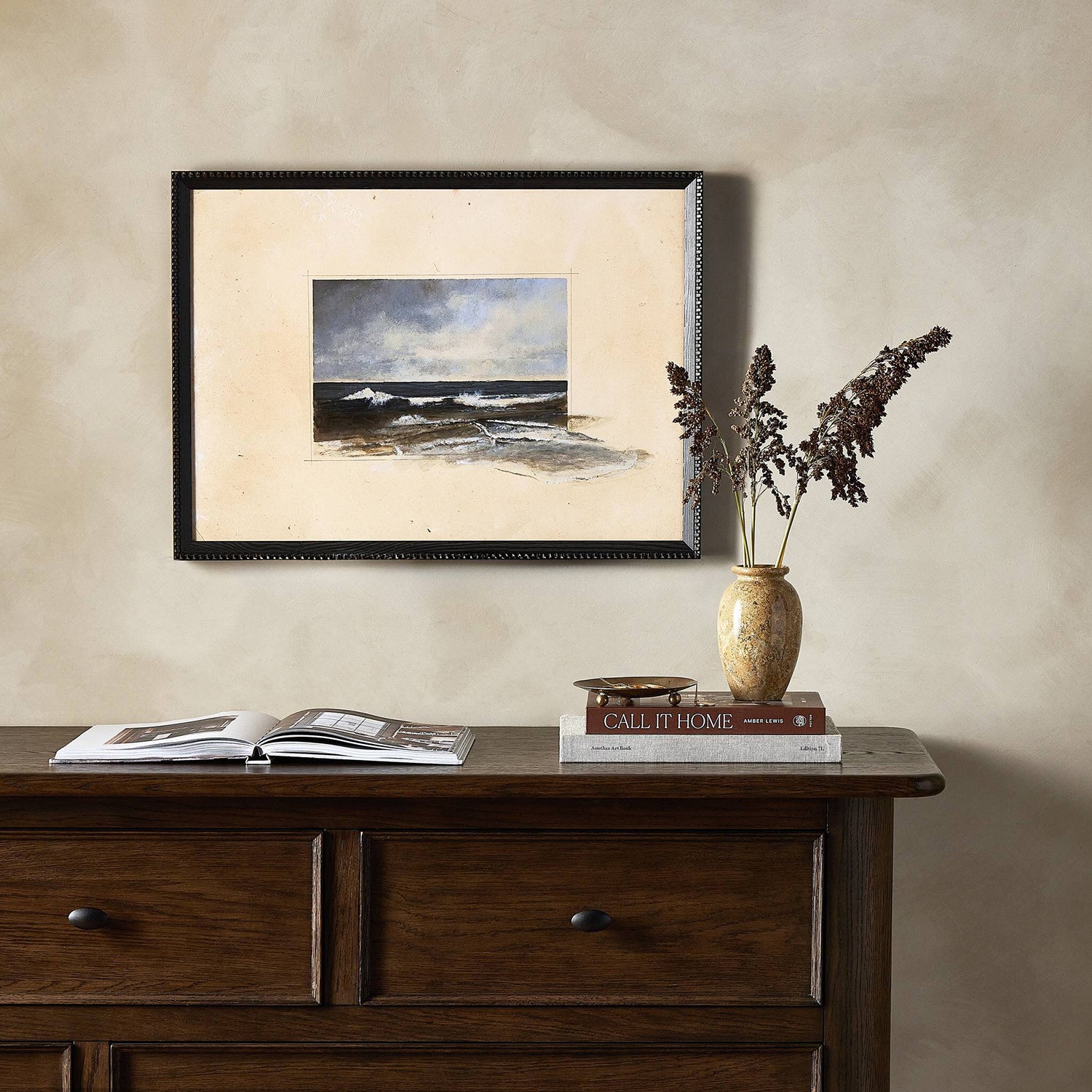 Four Hands x Aileen Fitzgerald It's Ok To Spill Framed Art