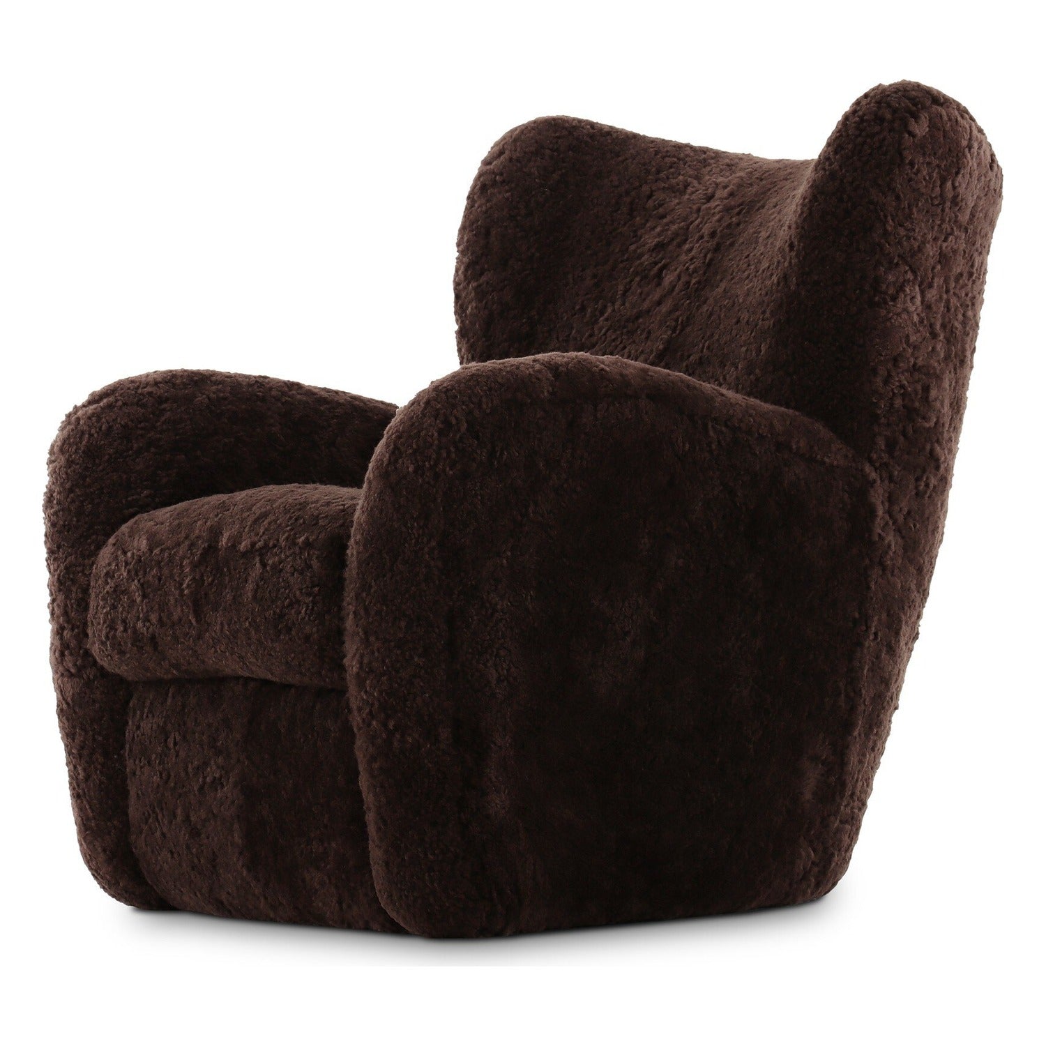 Four Hands Amelie Cocoa Shearling Chair