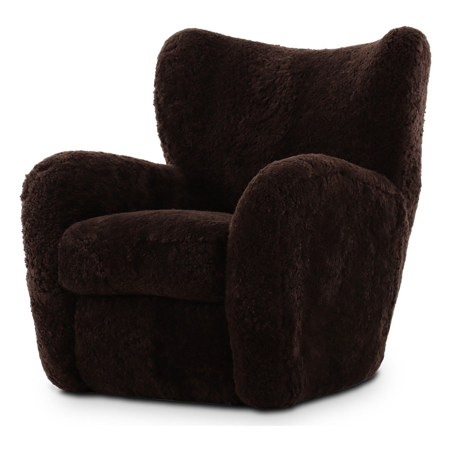 Four Hands Amelie Cocoa Shearling Chair