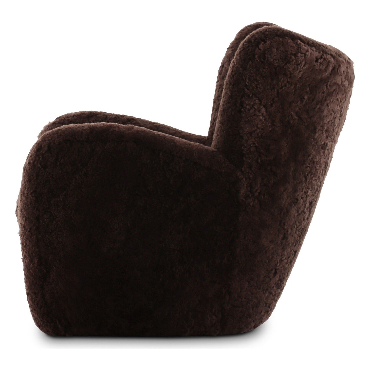 Four Hands Amelie Cocoa Shearling Chair