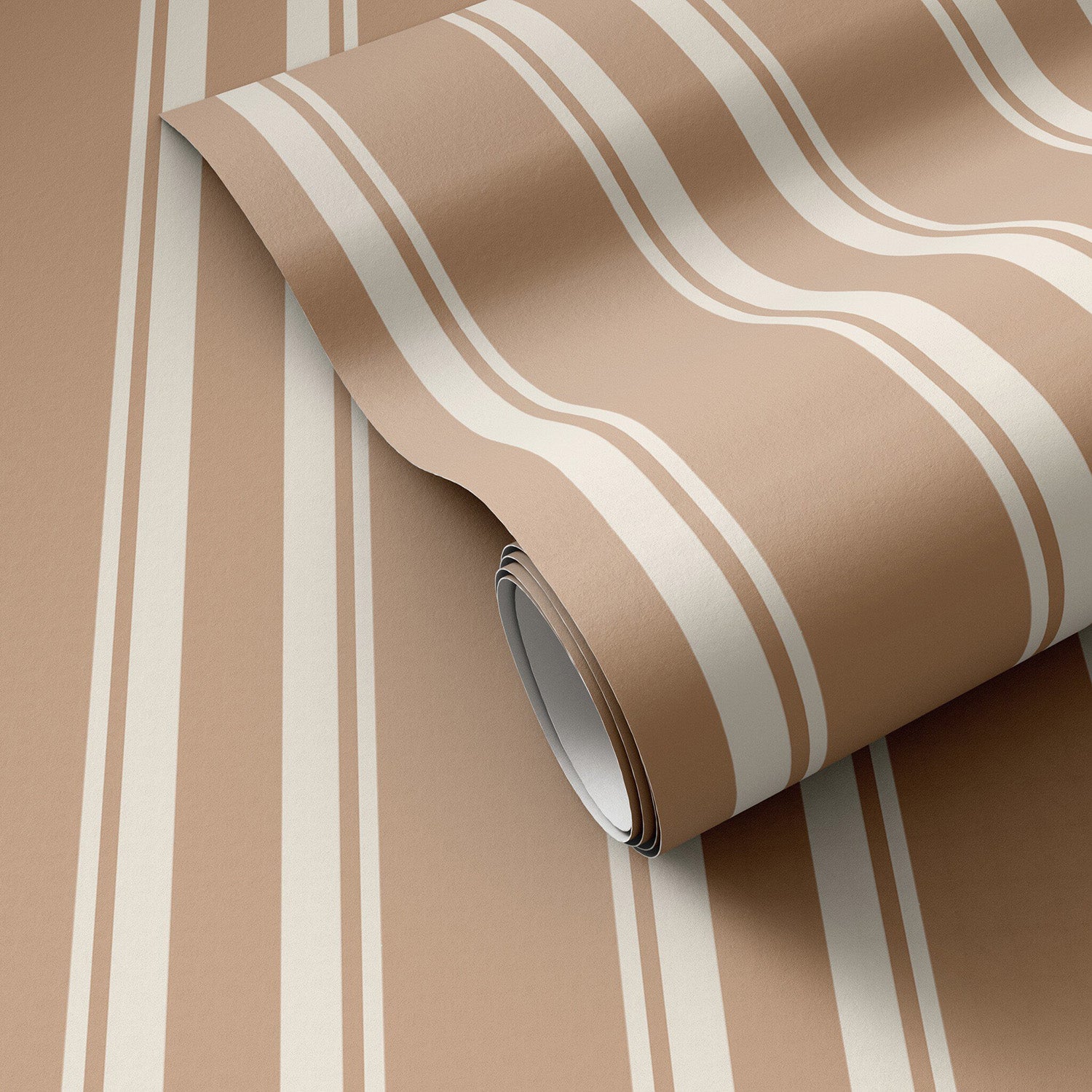 Getty Images x Four Hands Multi Stripe Tan I Wallpaper