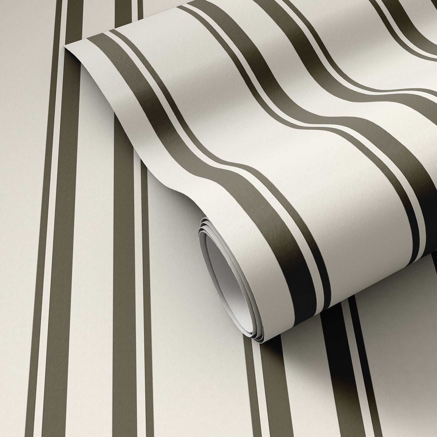 Getty Images x Four Hands Multi Stripe Olive II Wallpaper