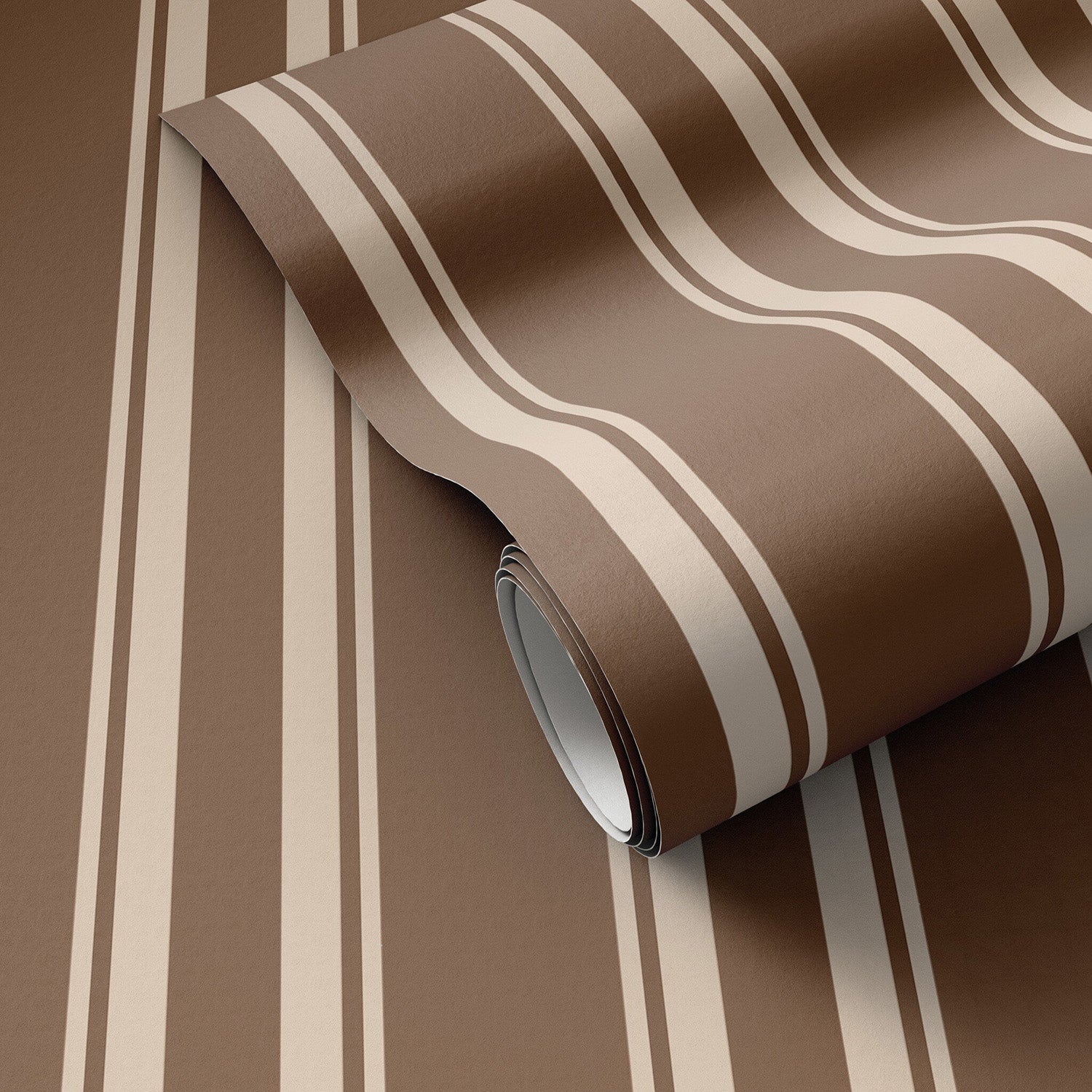 Getty Images x Four Hands Multi Stripe Taupe I Wallpaper