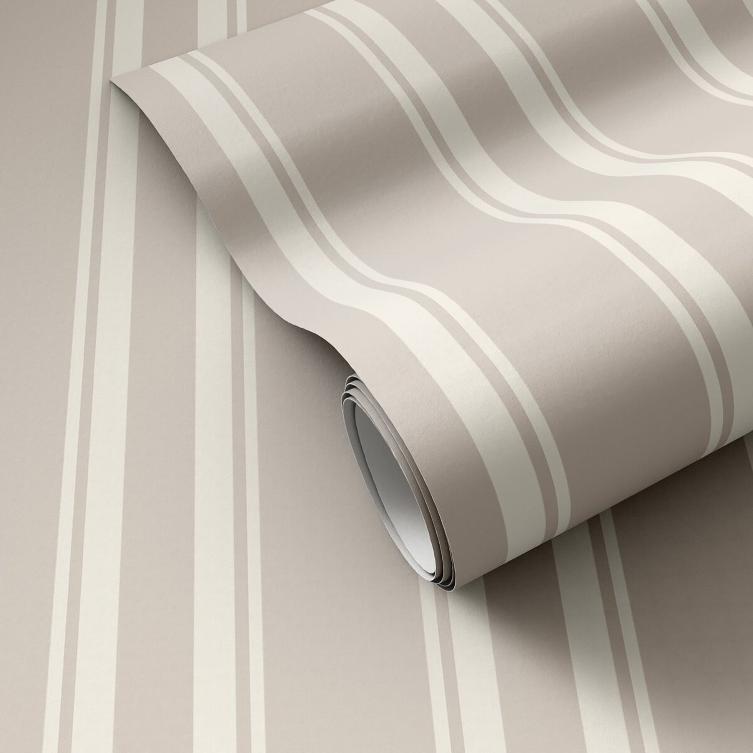 Getty Images x Four Hands Multi Stripe Gray I Wallpaper