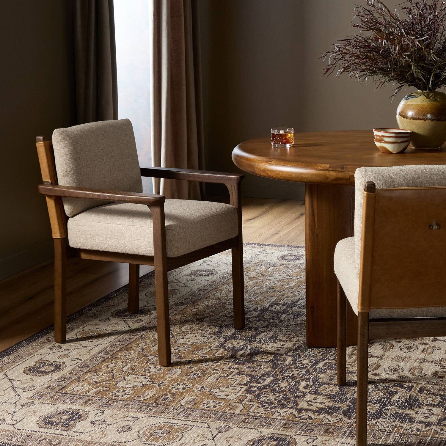 Four Hands Chappel Dining Armchair Set of 2