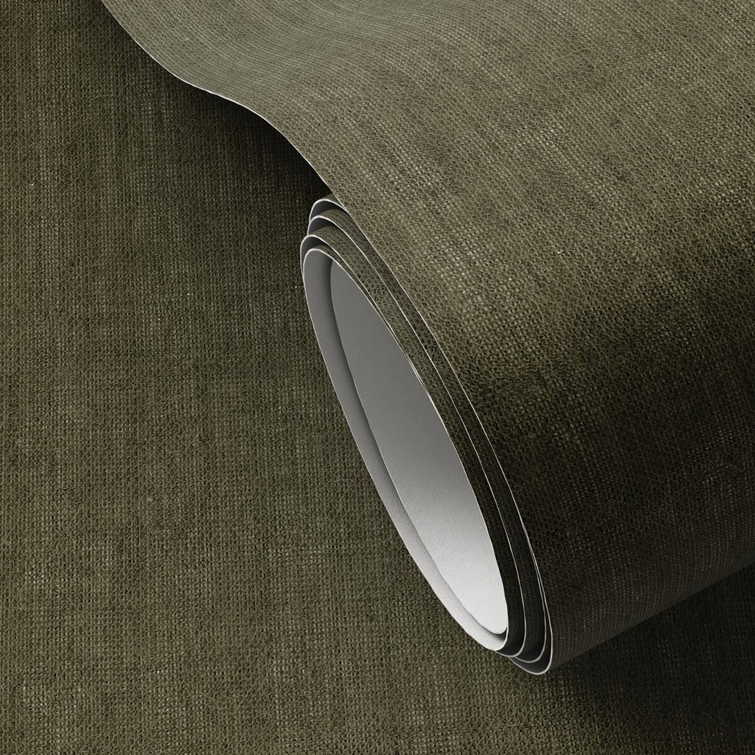 FH Art Studio Cloth Olive I Wallpaper