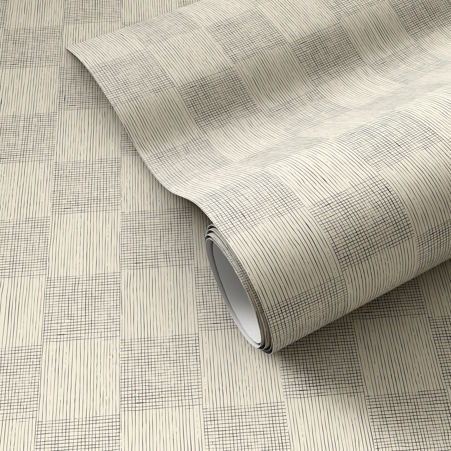 Getty Images x Four Hands Checkers Black II Wallpaper