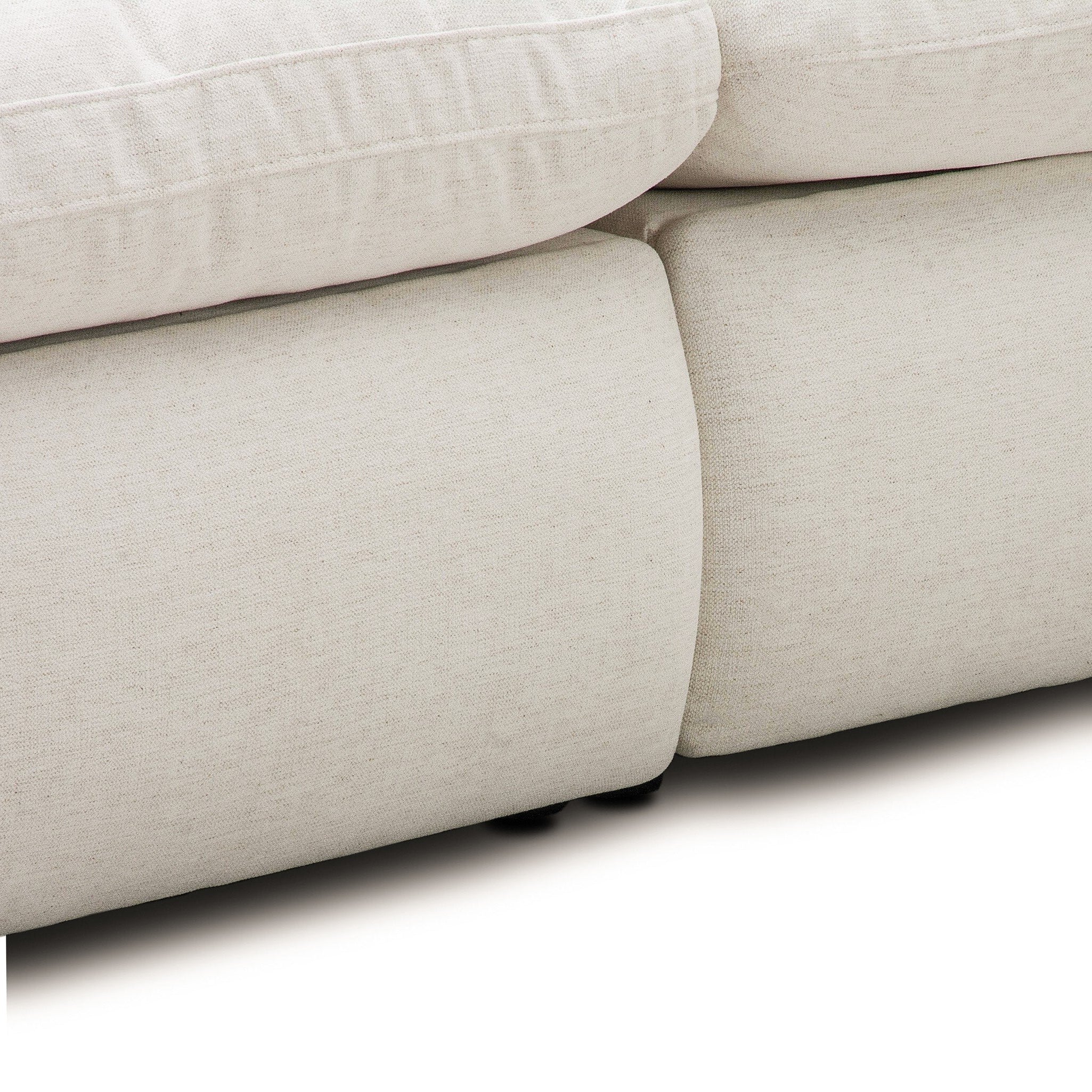 Four Hands Crawford Crypton Nomad Snow Power Recliner 2 Piece Sectional Sofa Sofa detail view 3