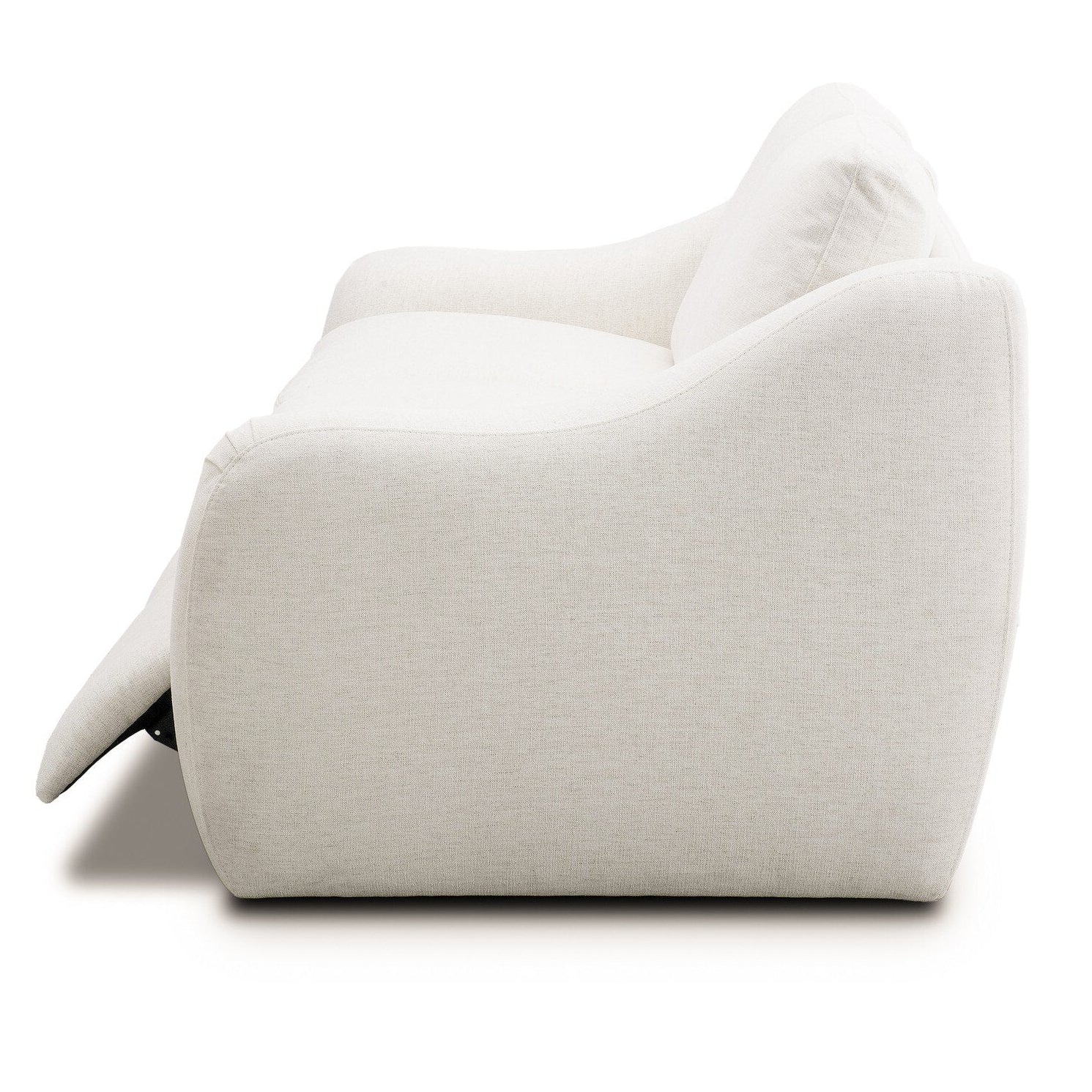 Four Hands Crawford Crypton Nomad Snow Power Recliner 2 Piece Sectional Sofa Sofa open view 3