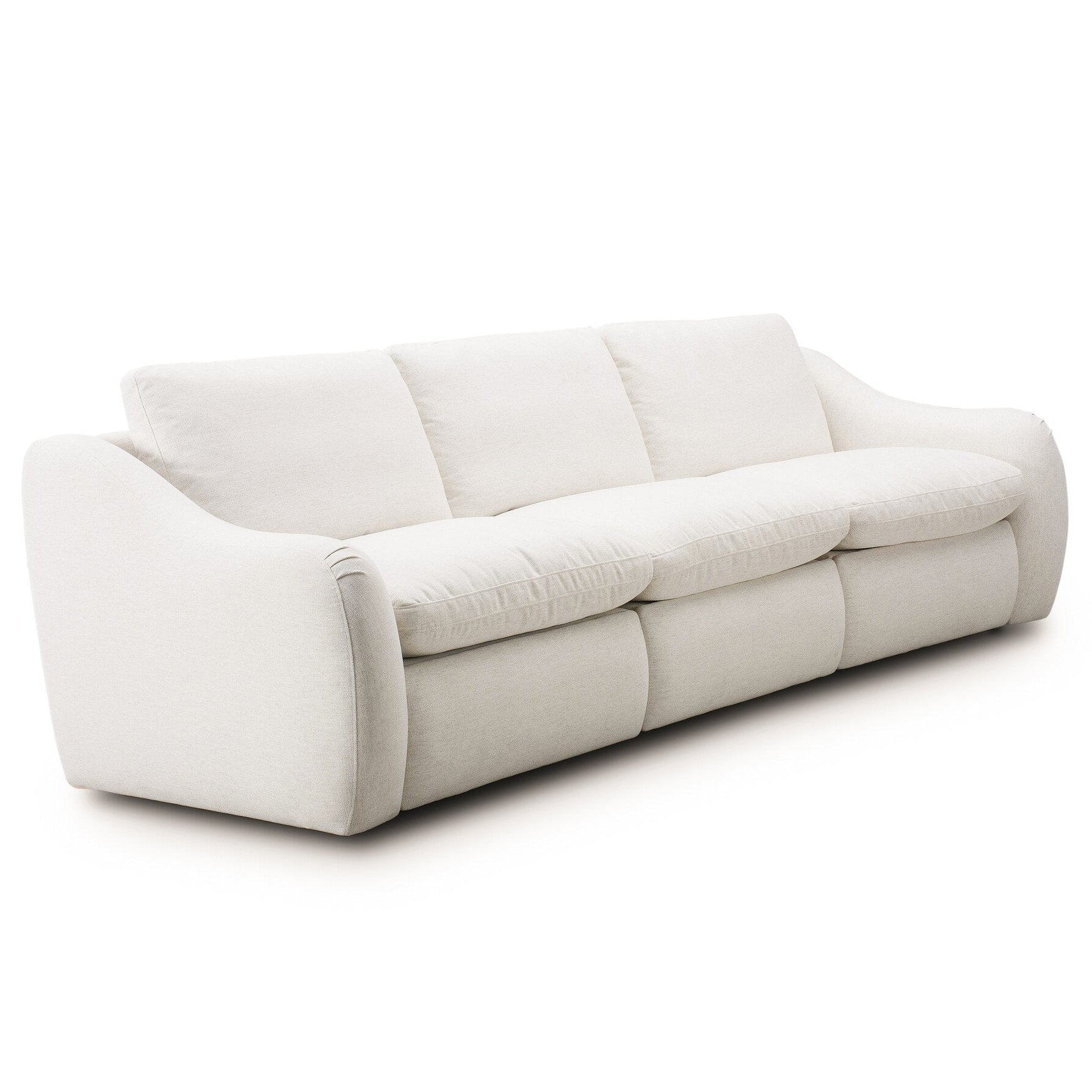 Four Hands Crawford Crypton Nomad Snow Power Recliner 3 Piece Sectional Sofa Sofa styled view