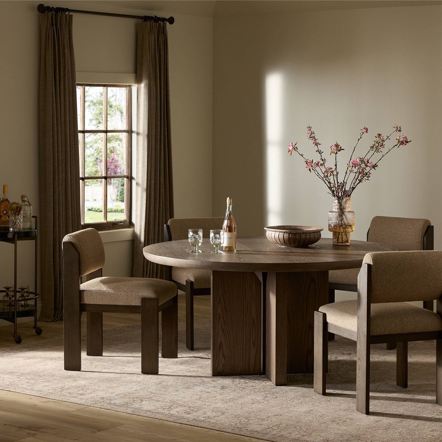 Four Hands Ernest Round Dining Table