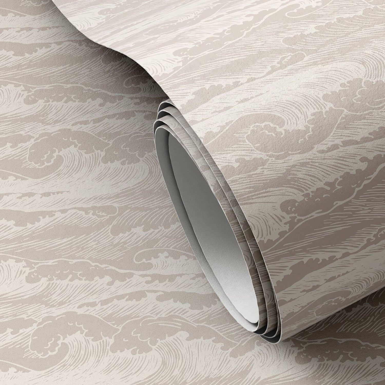 Getty Images x Four Hands Wavebreak Gray I Wallpaper
