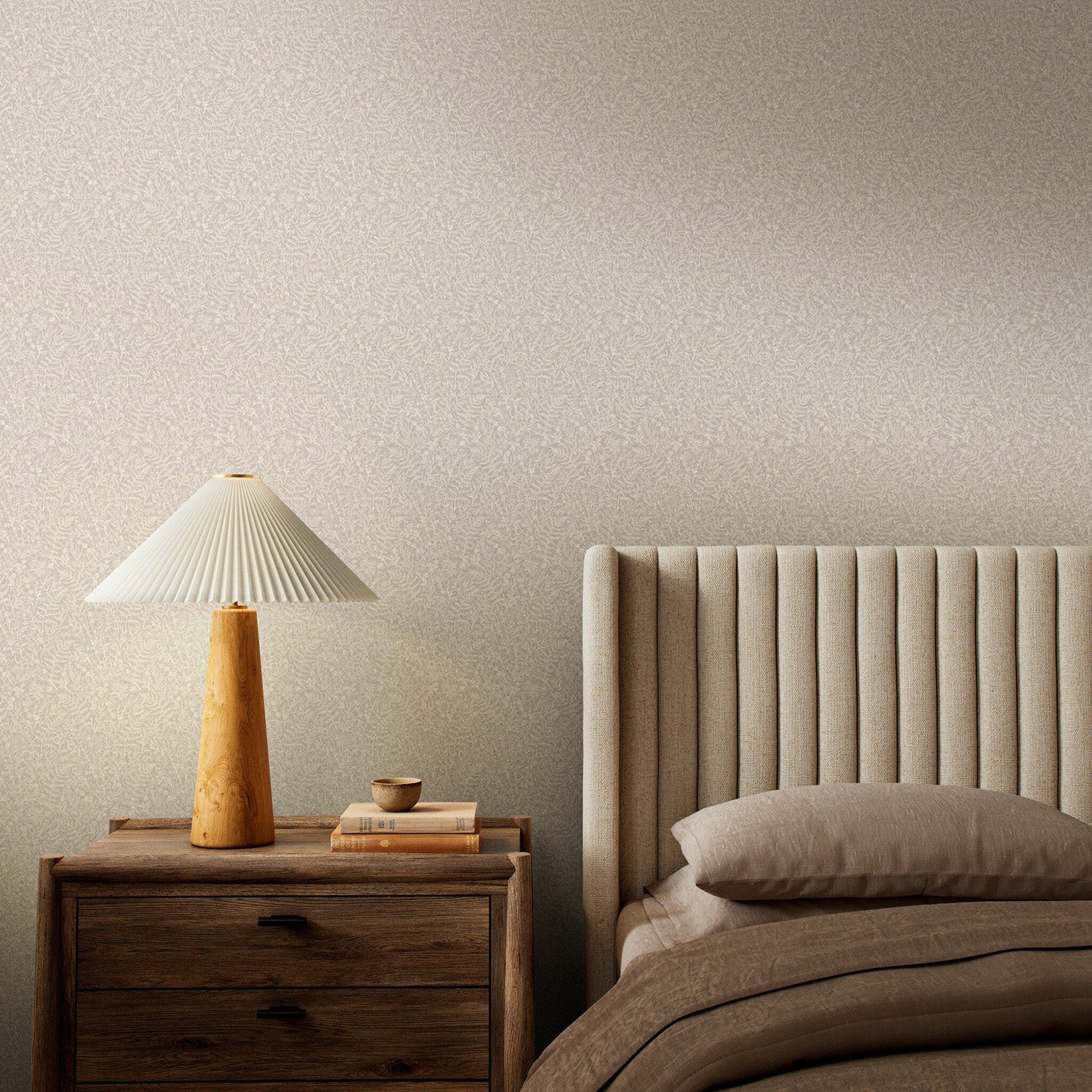 Getty Images x Four Hands Botanical Gray I Wallpaper