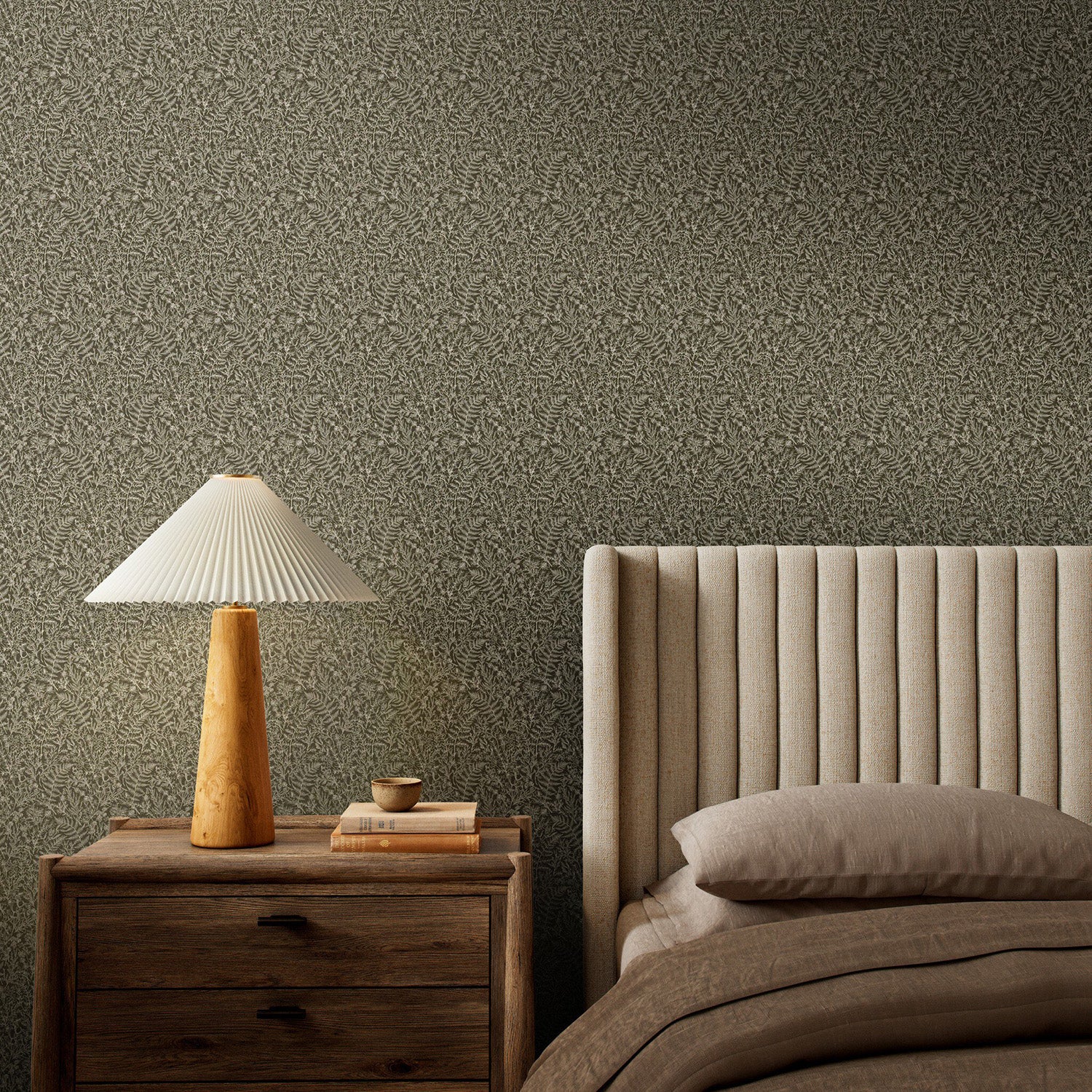 Getty Images x Four Hands Botanical Olive I Wallpaper