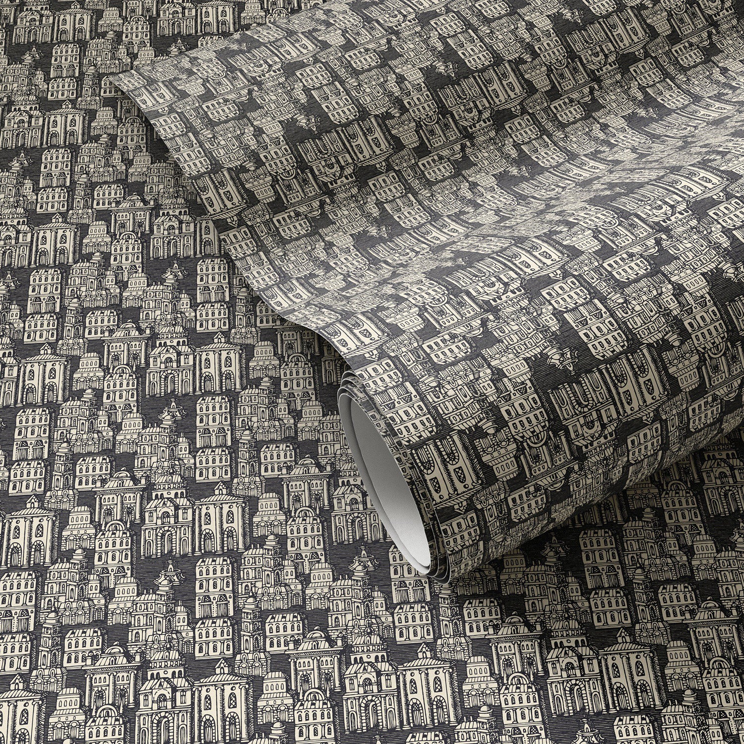 Getty Images x Four Hands Cosmopolis Black I Wallpaper