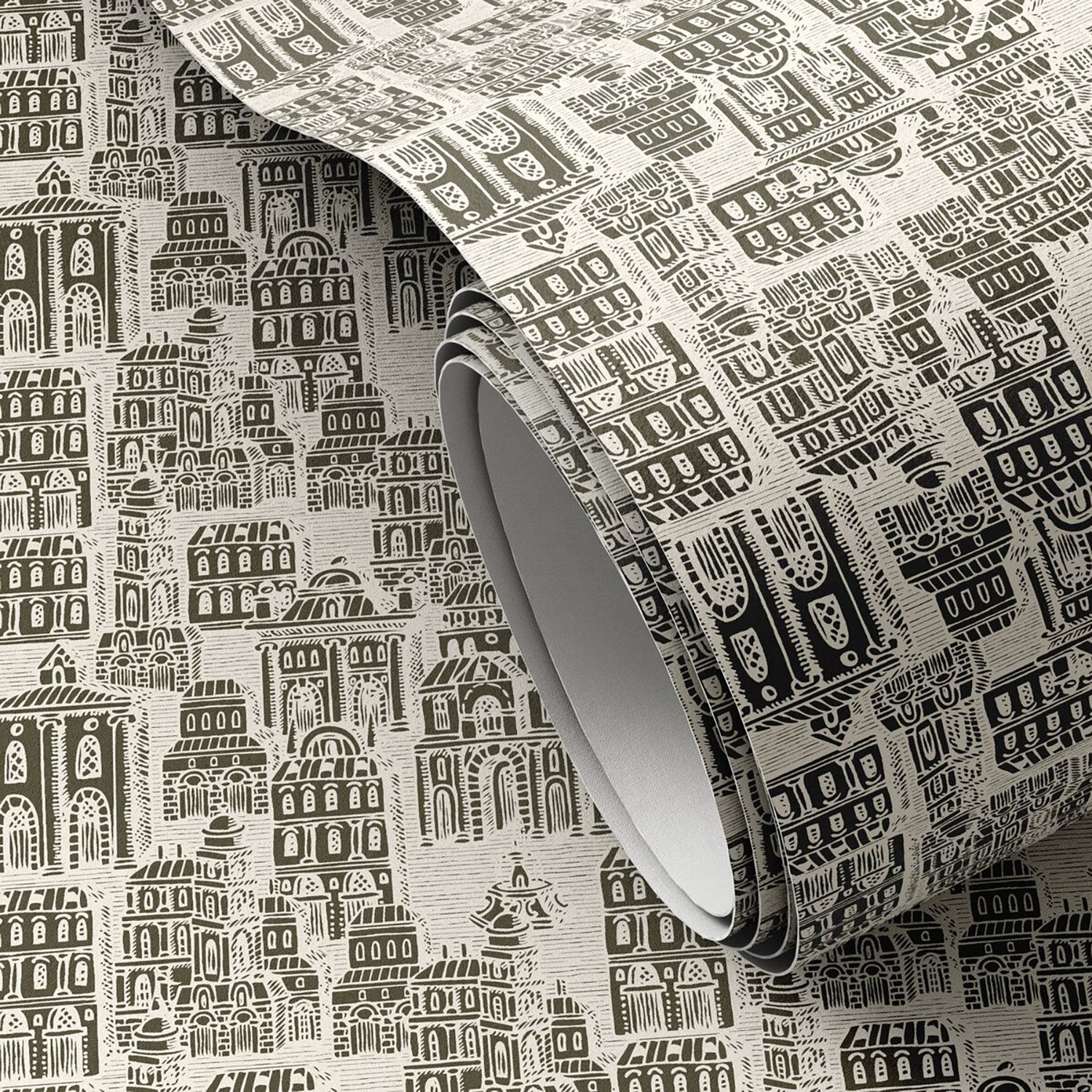 Getty Images x Four Hands Cosmopolis Black II Wallpaper