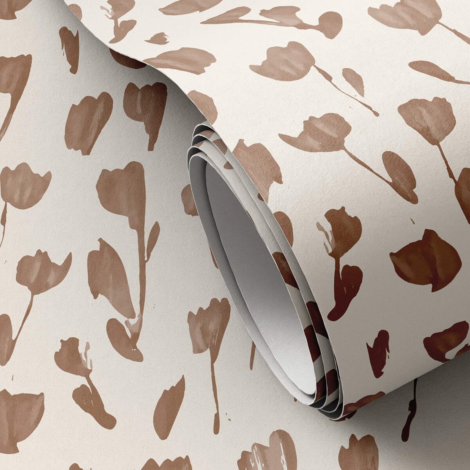 Roseanne Kenny x Four Hands Wild Flowers I Terracotta I Wallpaper