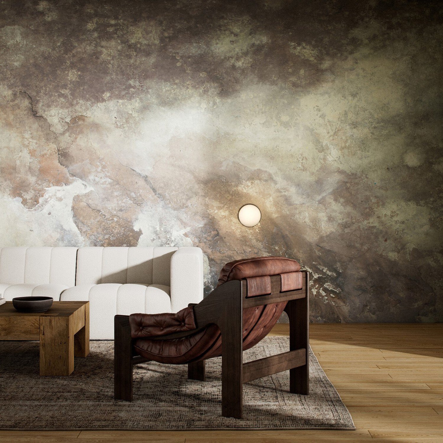 Mural by Matera x Four Hands Penumbra IV Wallpaper