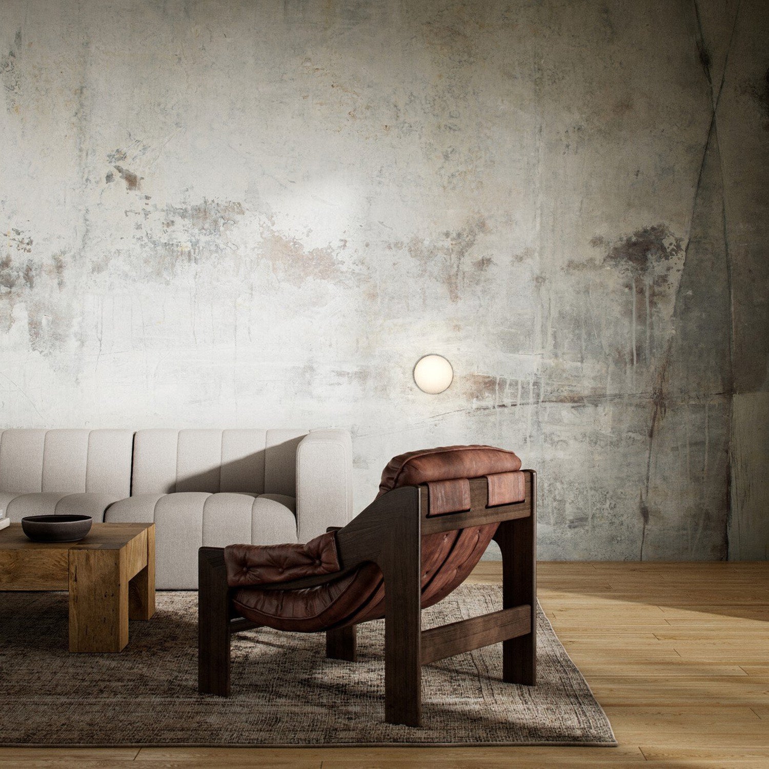 Mural by Matera x Four Hands Penumbra VI Wallpaper