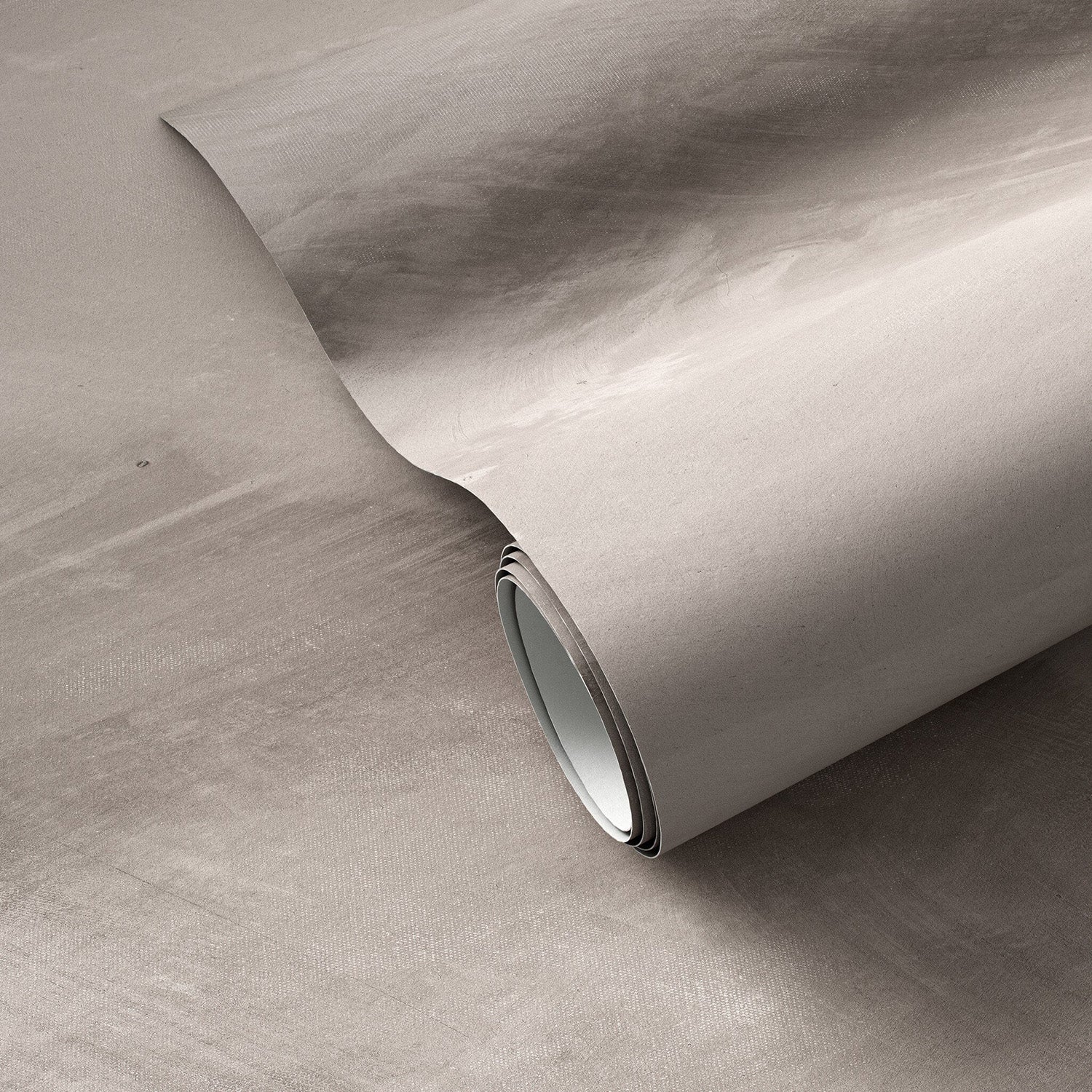 FH Art Studio Limewash Mural Warm Gray Wallpaper