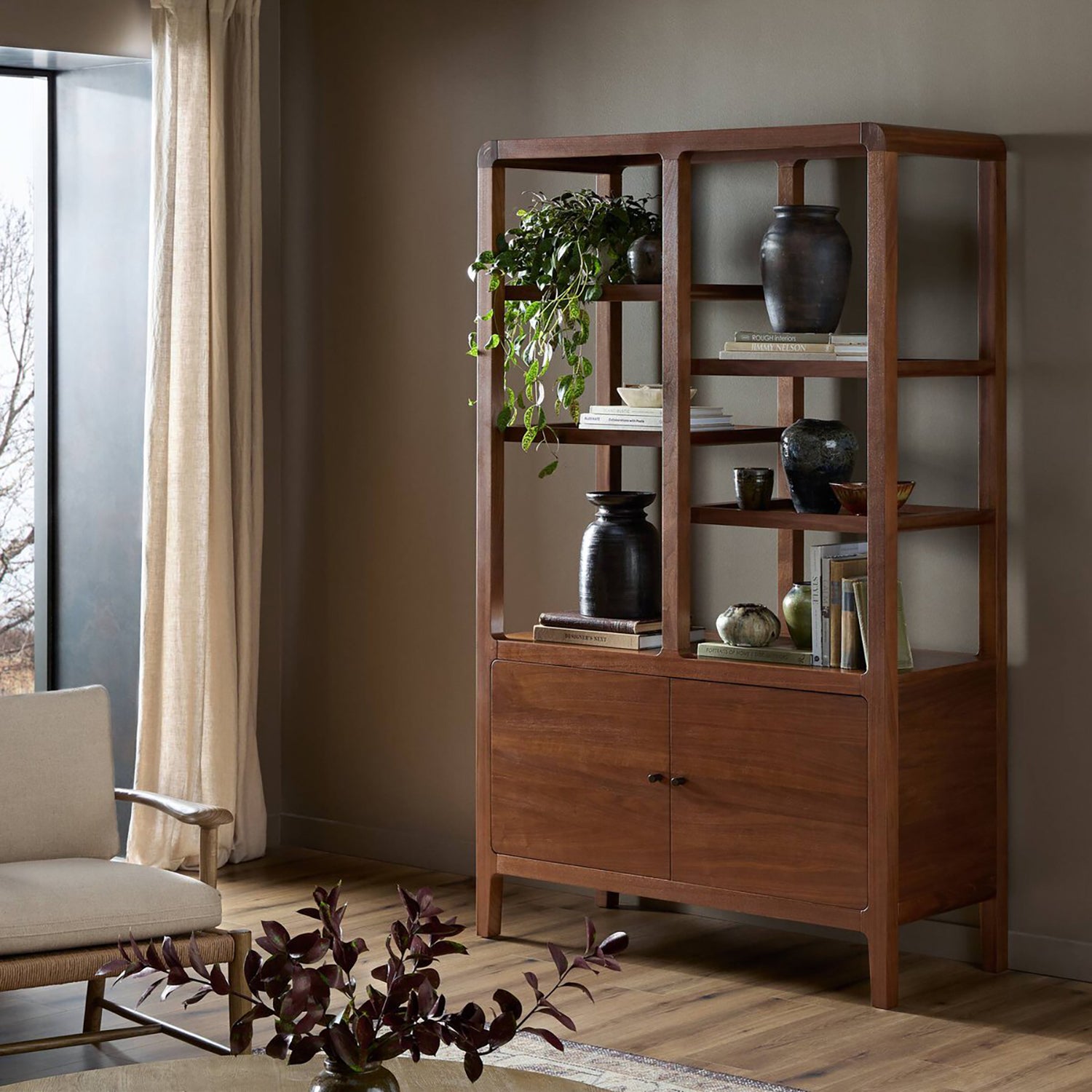 Four Hands Hawkes Bookcase