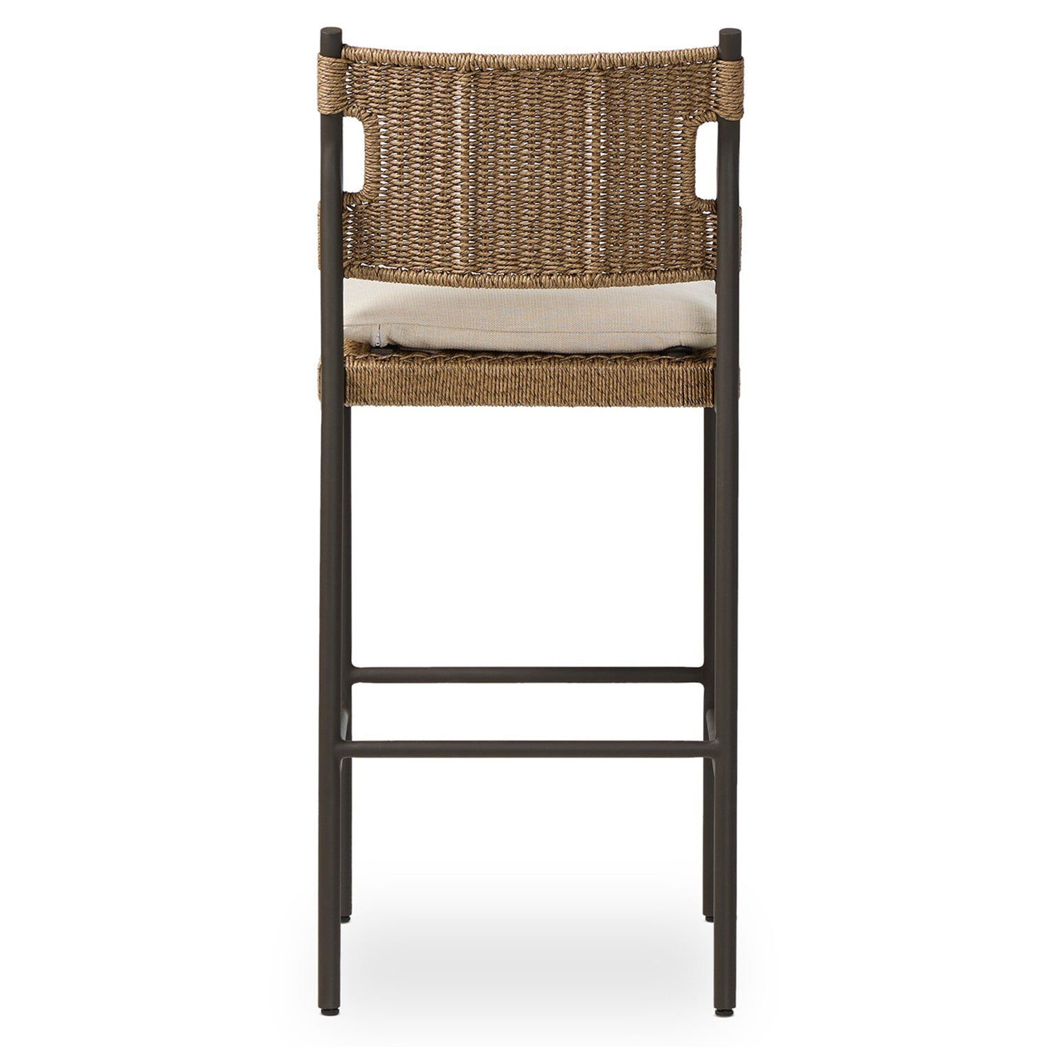 Four Hands Miller Outdoor Woven Bar Stool Set of 2