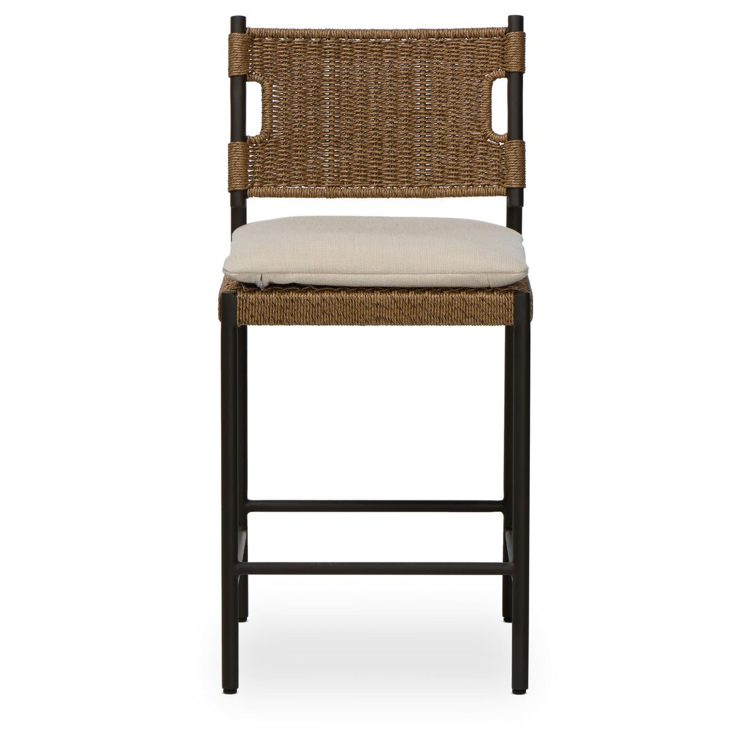 Four Hands Miller Outdoor Woven Counter Stool Set of 2