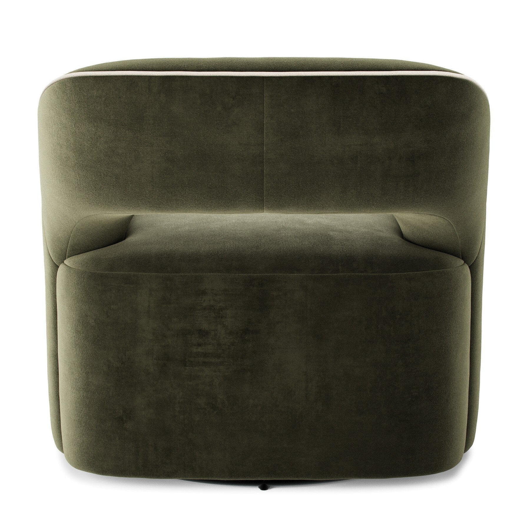 Four Hands Blythe Surrey Olive Swivel Chair back view