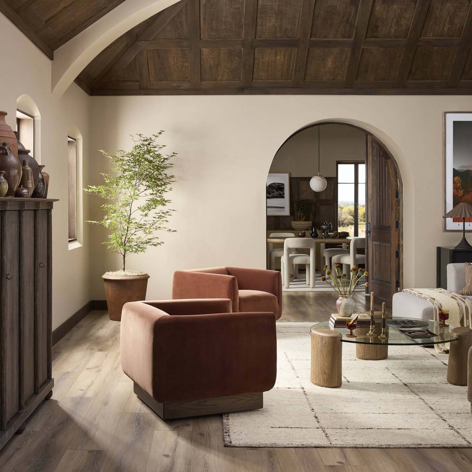 Four Hands Samir Swivel Chair