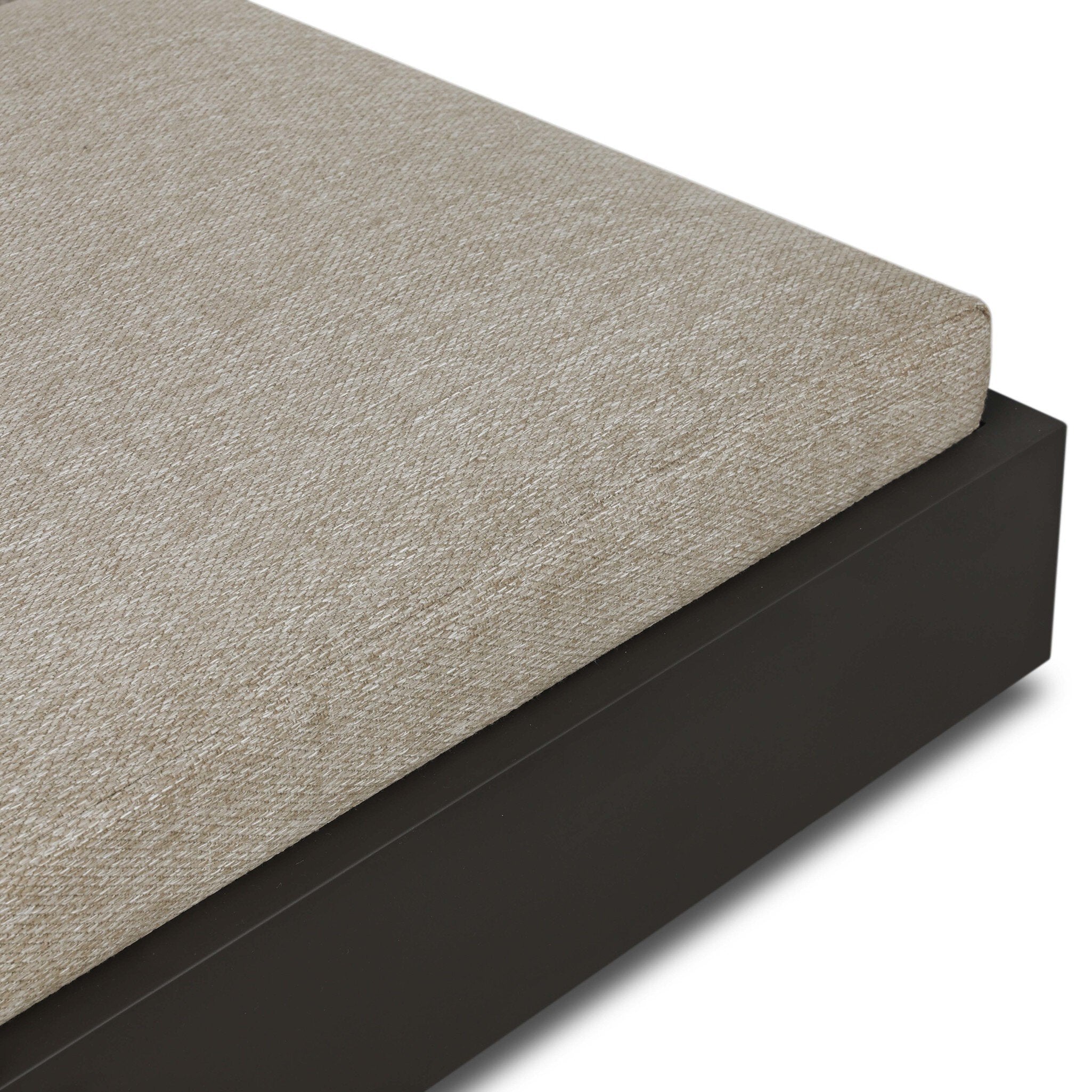 Four Hands Katari Concha Fog Outdoor Chaise detailed view