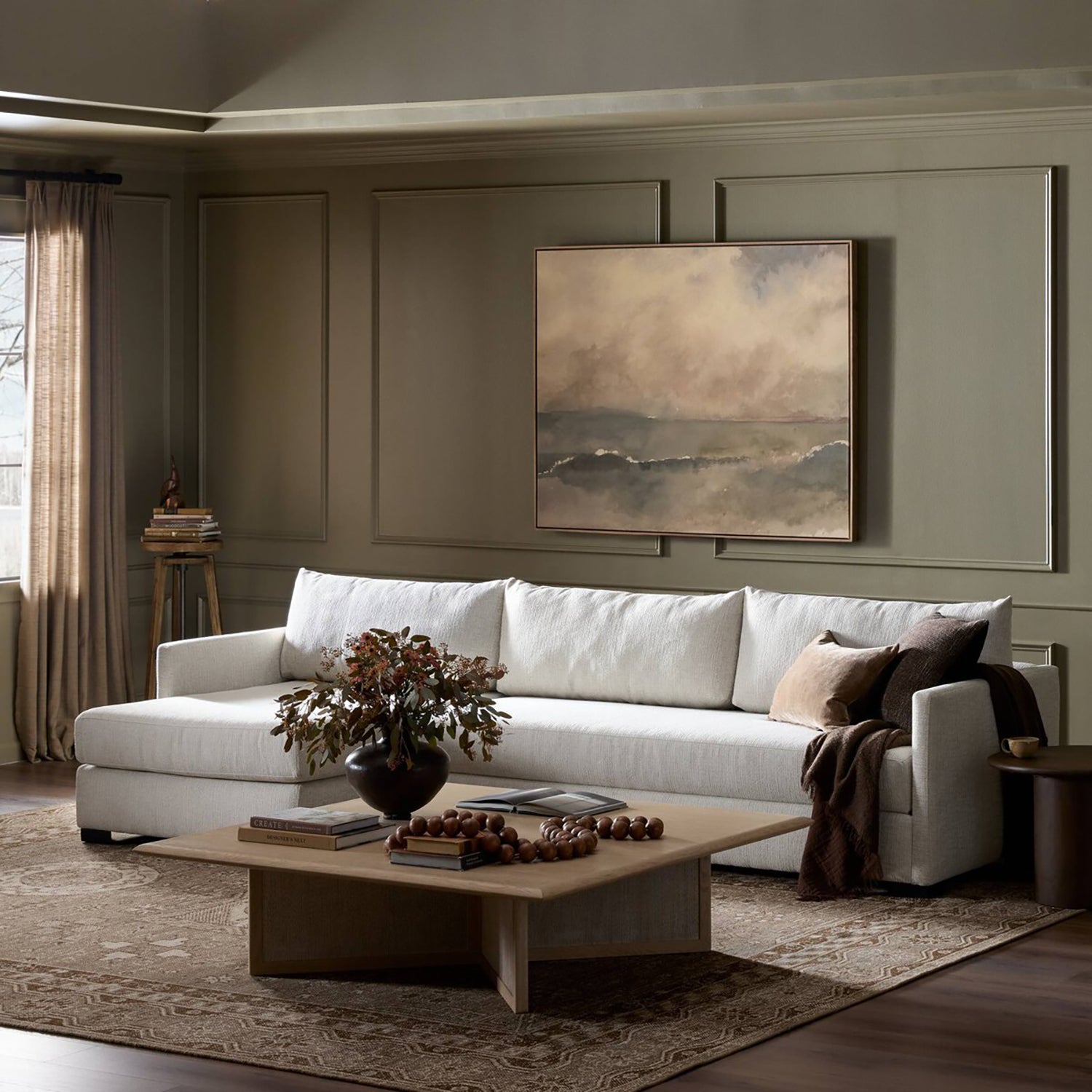 Four Hands Wickham 2-Piece Sleeper Sectional Sofa