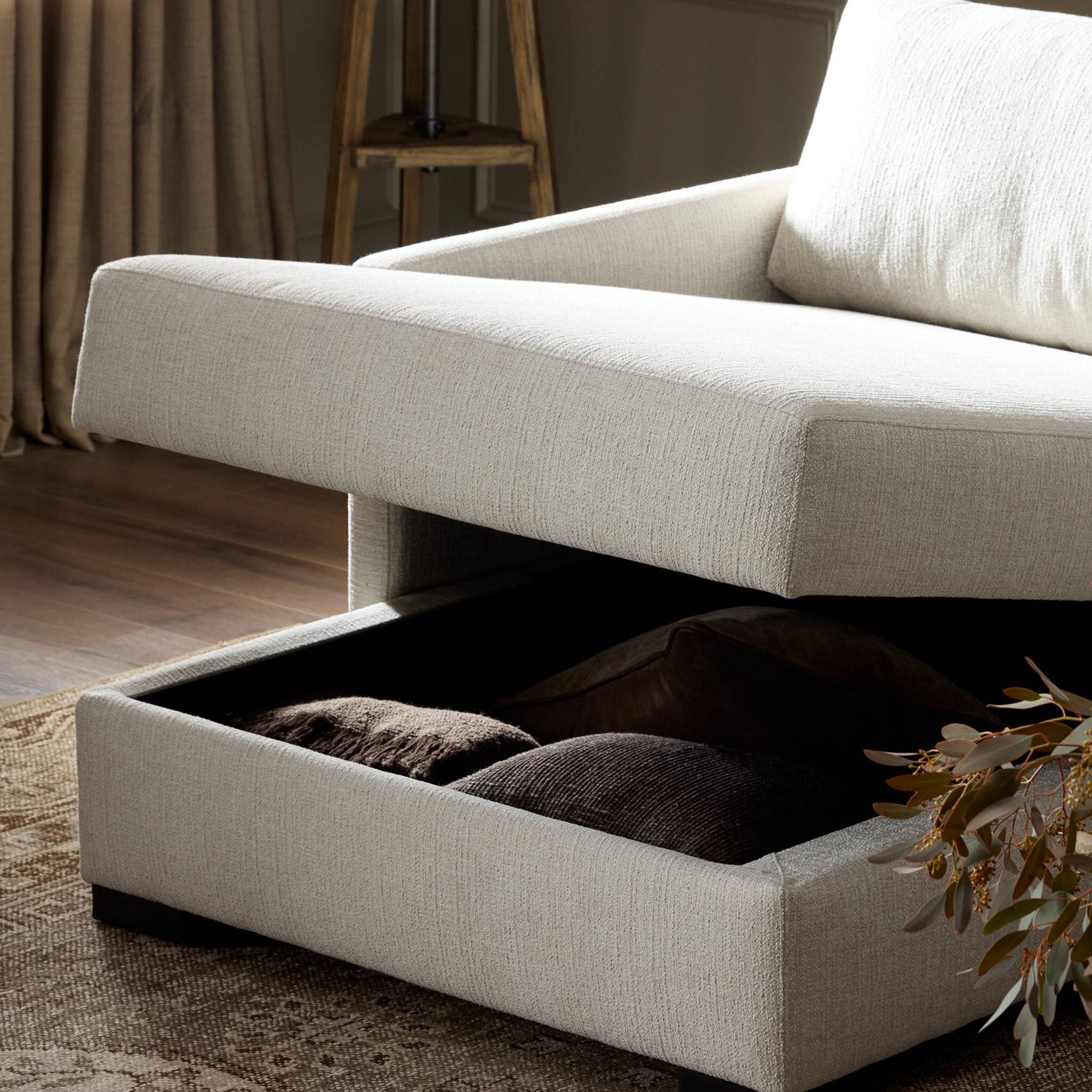 Four Hands Wickham 2-Piece Storage Sectional Sofa