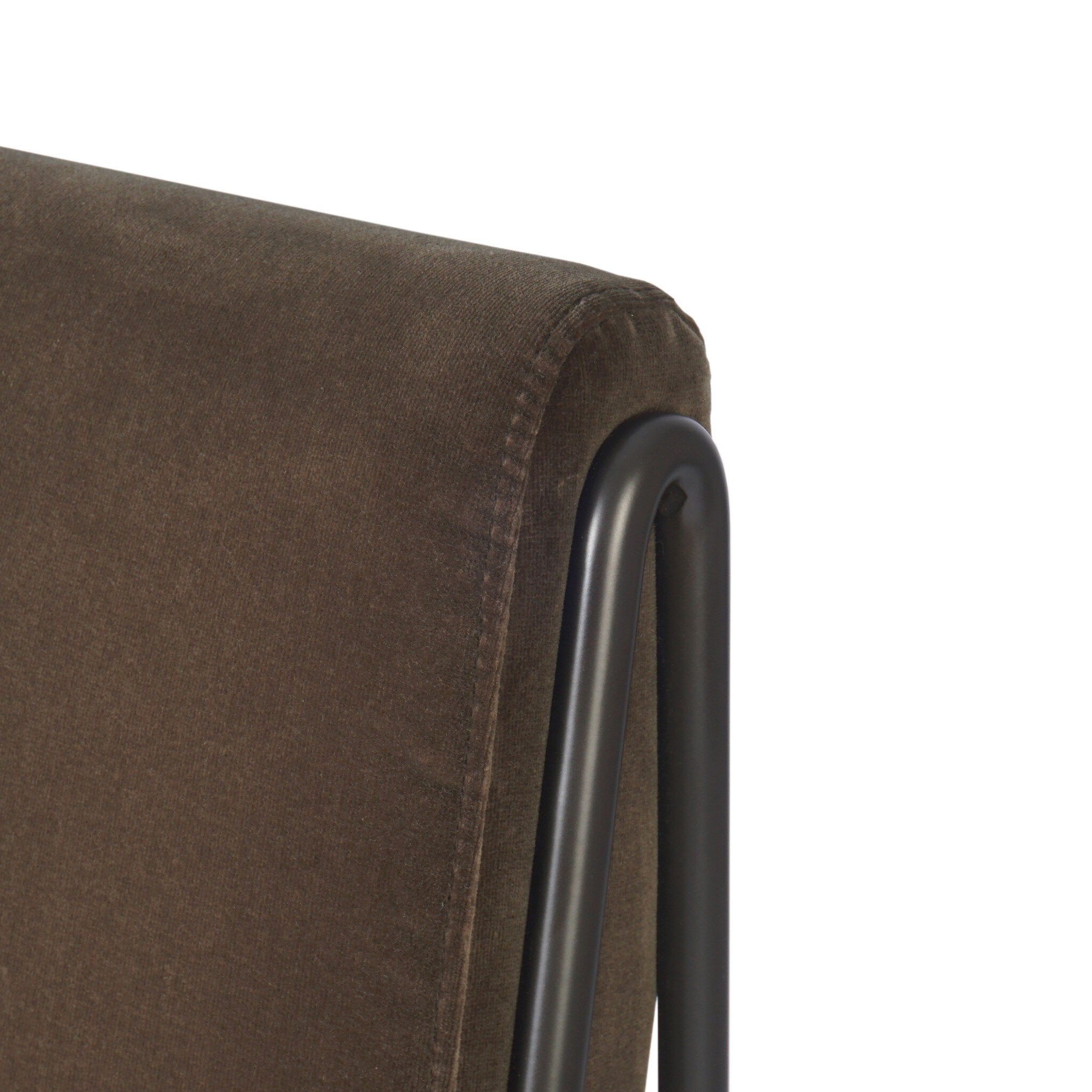Four Hands Decker Surrey Mink Dining Chair close-up detail