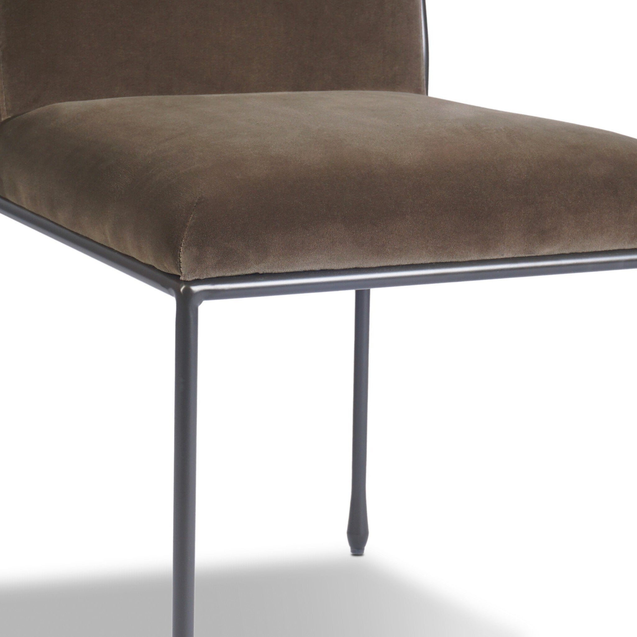 Four Hands Decker Surrey Mink Dining Chair texture close-up