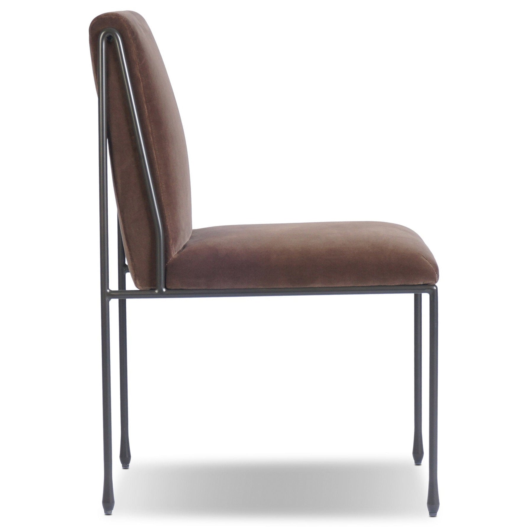 Four Hands Decker Surrey Mink Dining Chair side view