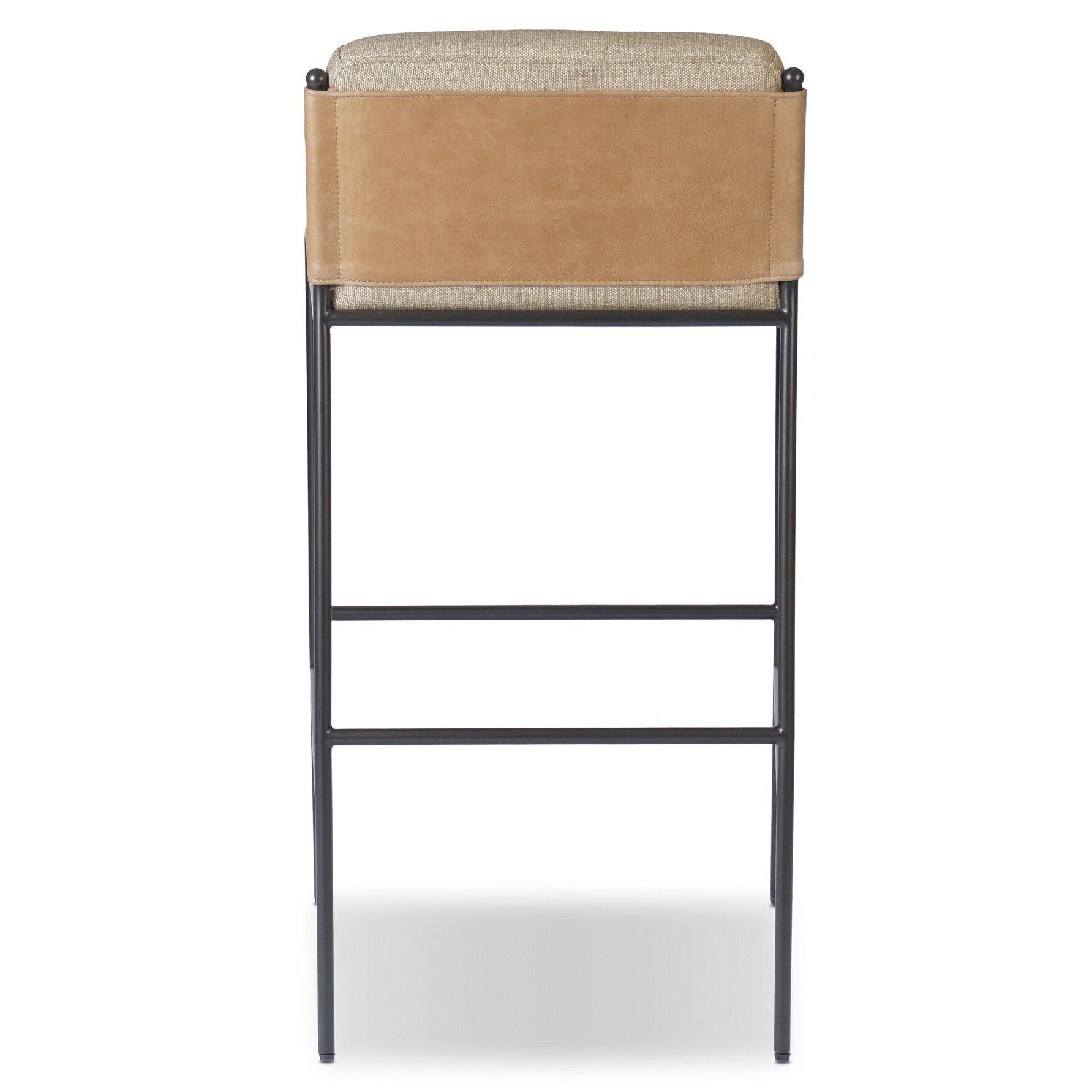 Four Hands Elba Alcala Wheat Bar Stool back view