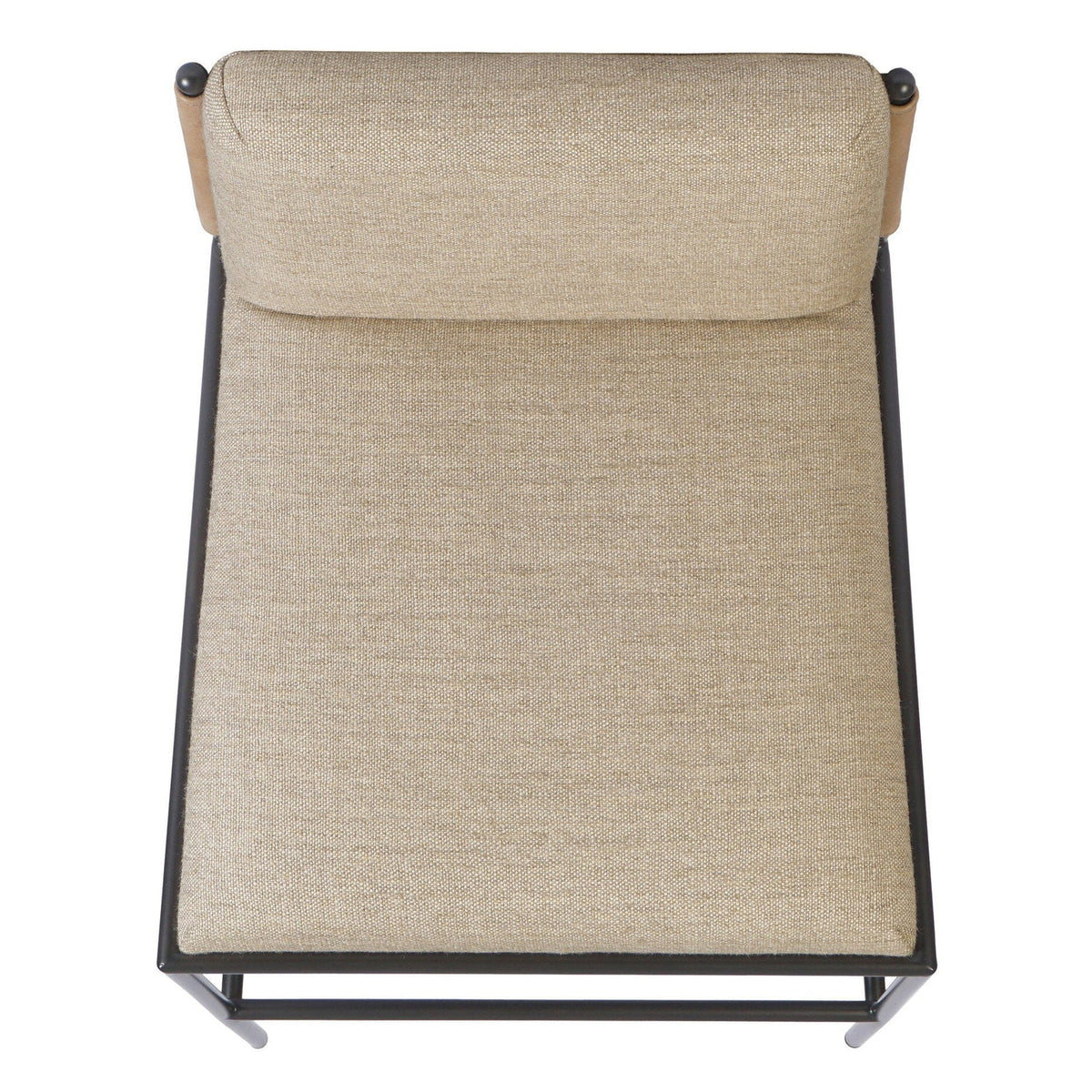 Four Hands Elba Alcala Wheat Bar Stool top-down view