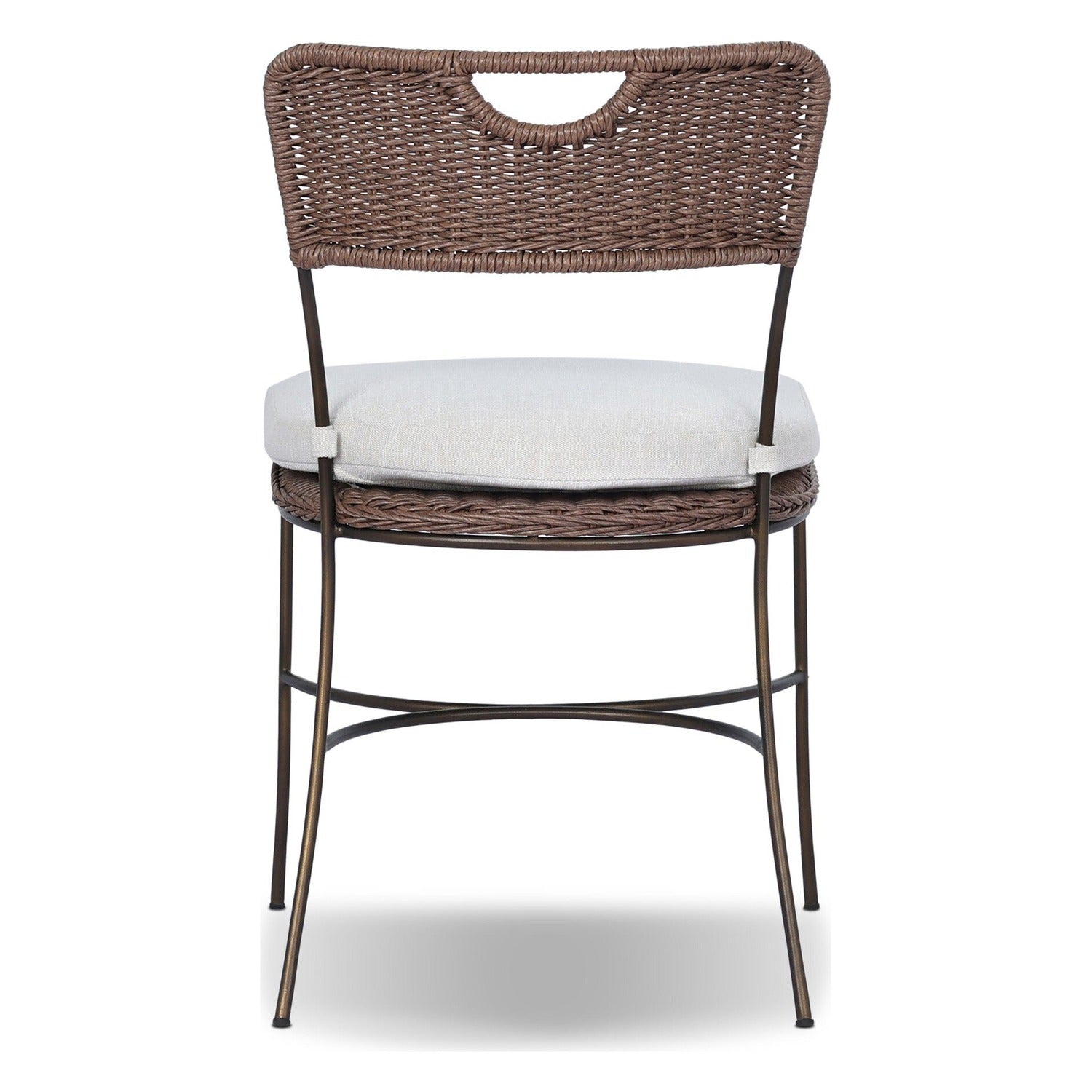 Four Hands Honor Vergo Cream Outdoor Dining Chair Set of 2