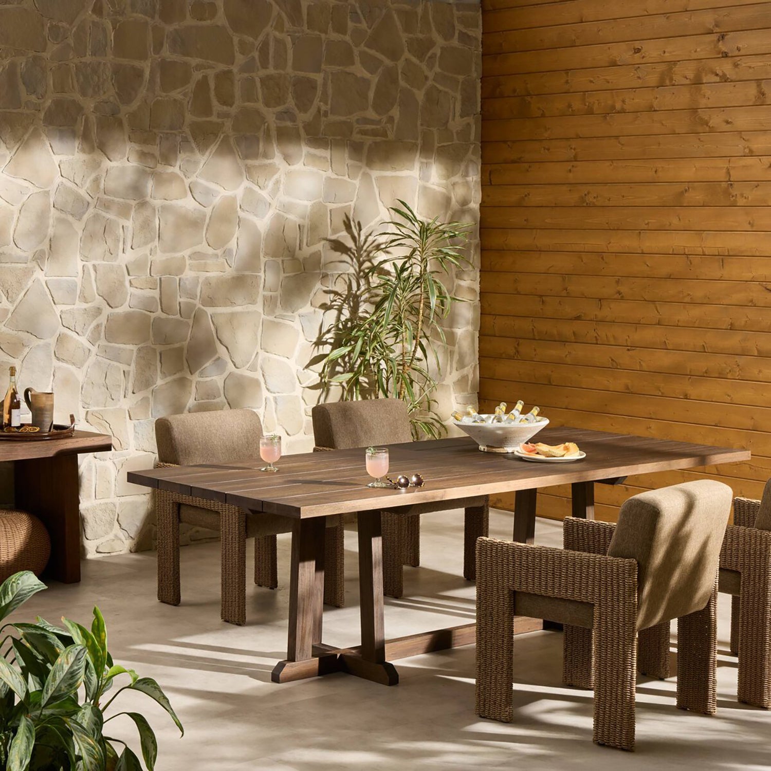 Four Hands Indie Outdoor Dining Table