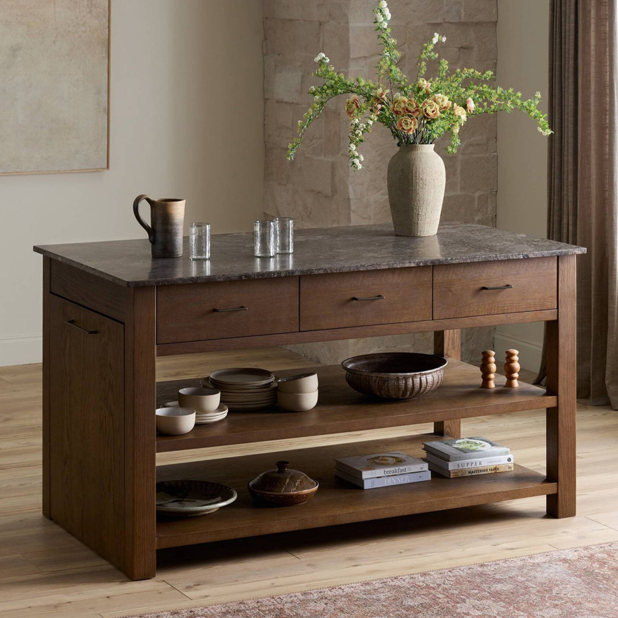 Four Hands Divina Kitchen Island