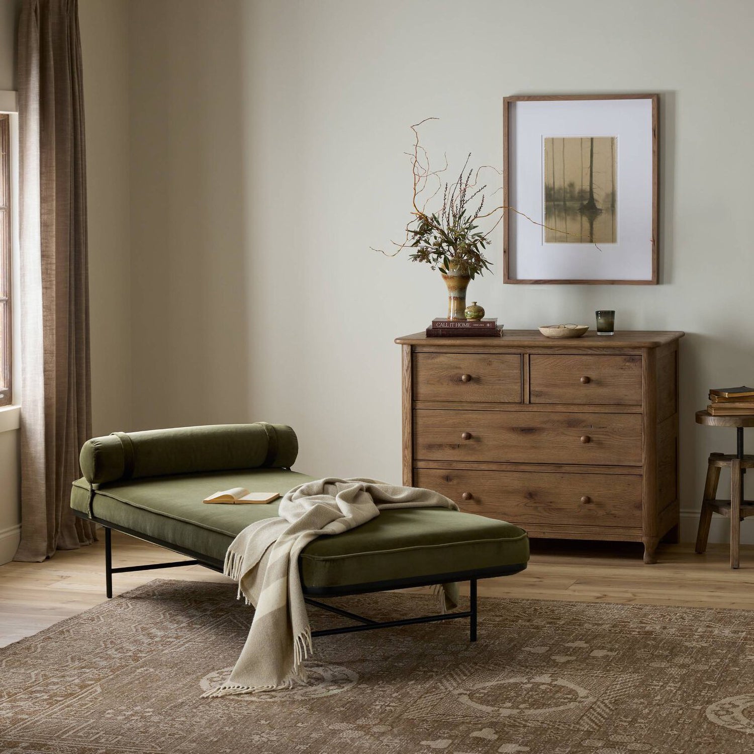 Four Hands Rakesh Chaise Lounge - Final Sale