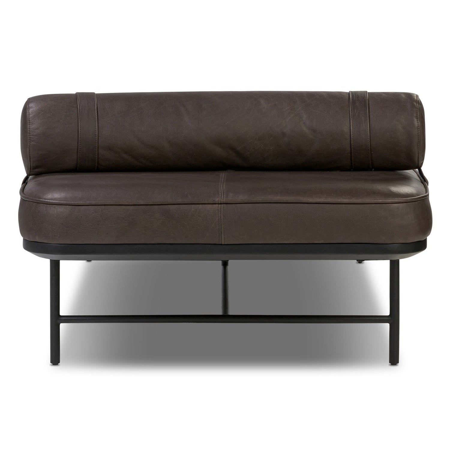 Four Hands Rakesh Leather Chaise Lounge - Final Sale