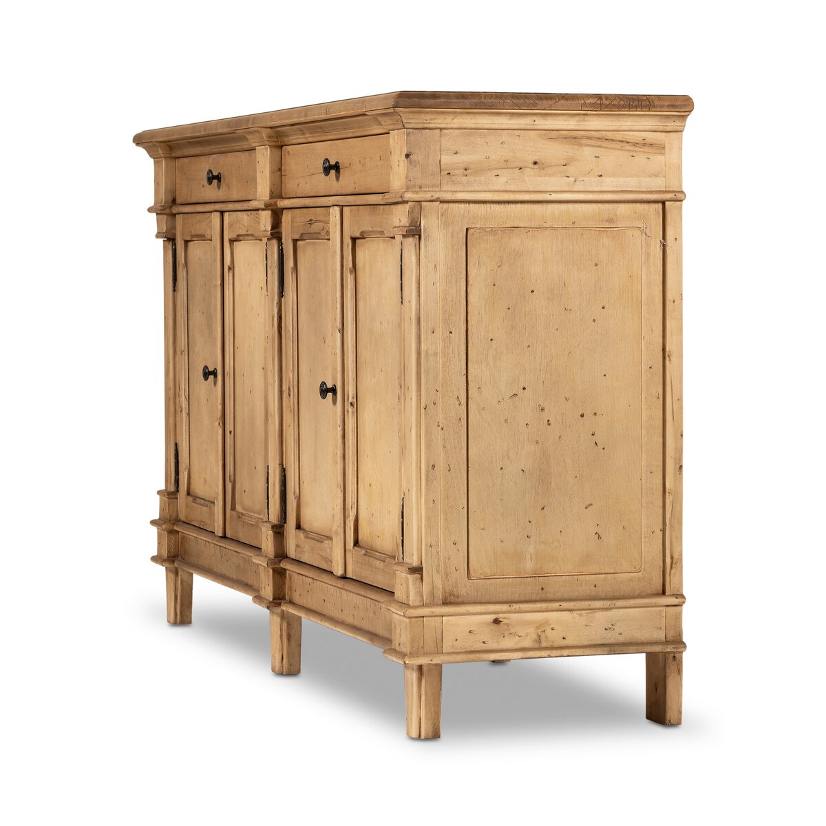 Four Hands Marjorie Bleached Birch 4 Door Sideboard