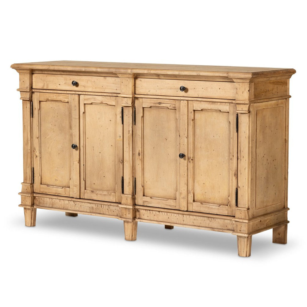 Four Hands Marjorie Bleached Birch 4 Door Sideboard